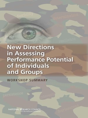 cover image of New Directions in Assessing Performance Potential of Individuals and Groups